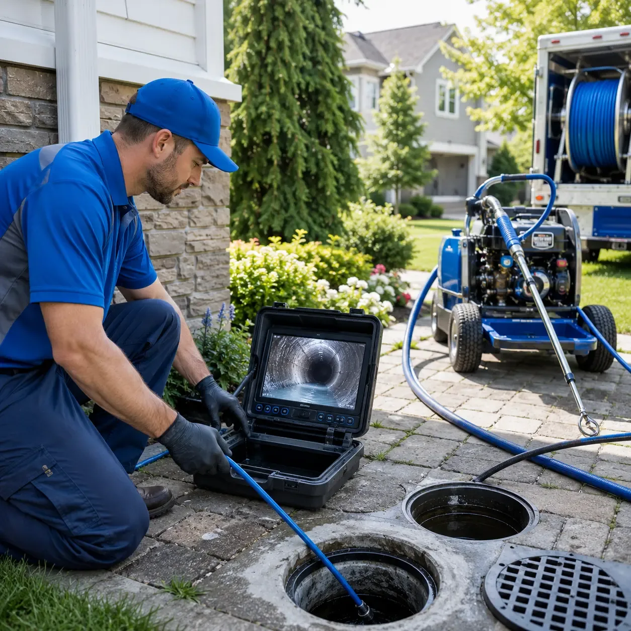 Outdoor drain cleaning professionals serving Reedsville, WI